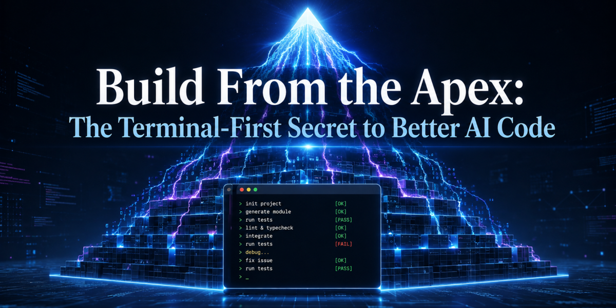 Build From the Apex: The Terminal-First Secret to Better AI Code